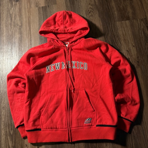 Nike Other - Nike New Mexico Lobos Hoodie Full Zip Red Kids L(12-14) Sweatshirt‎